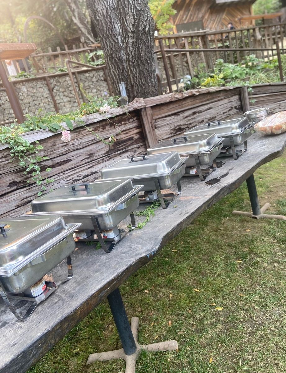 Outdoor Buffet Setup · Wedding