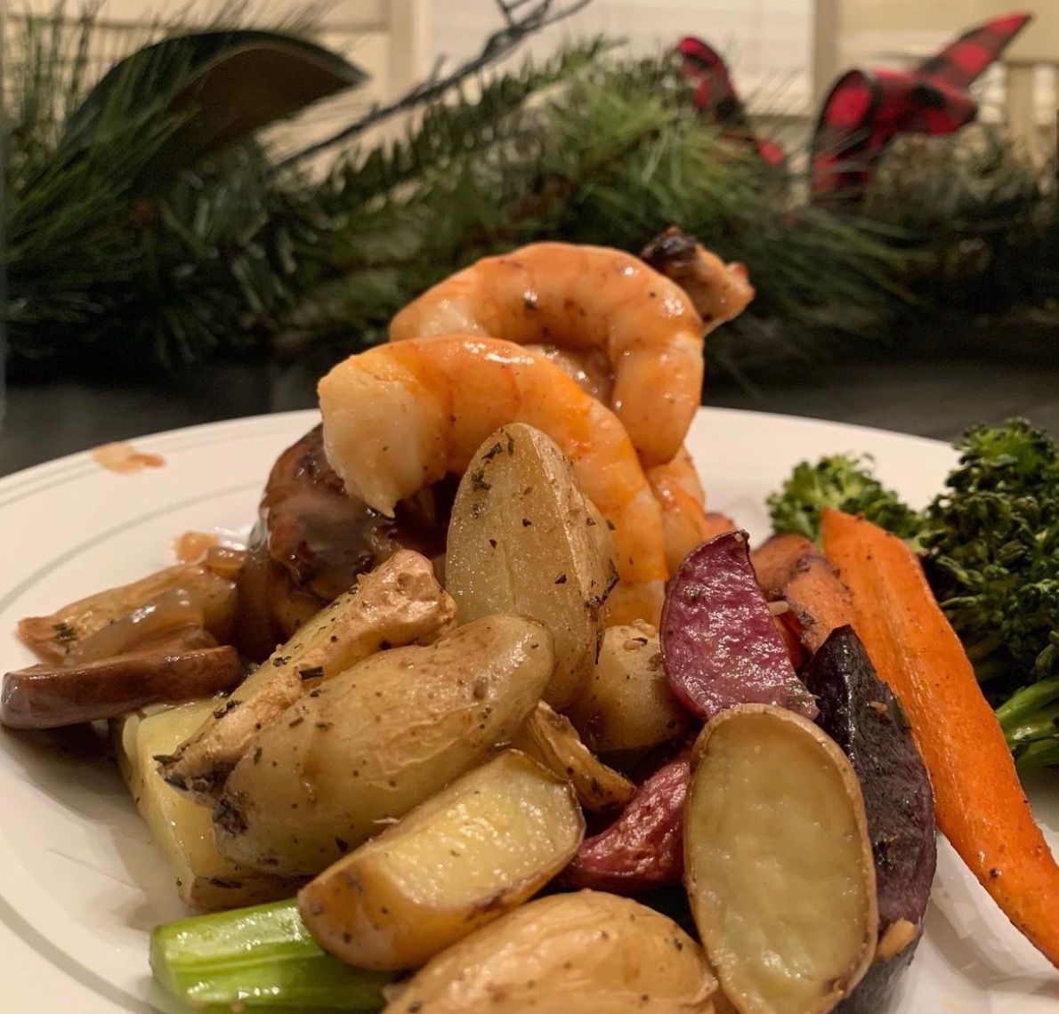 Shrimp & Roasted Potatoes