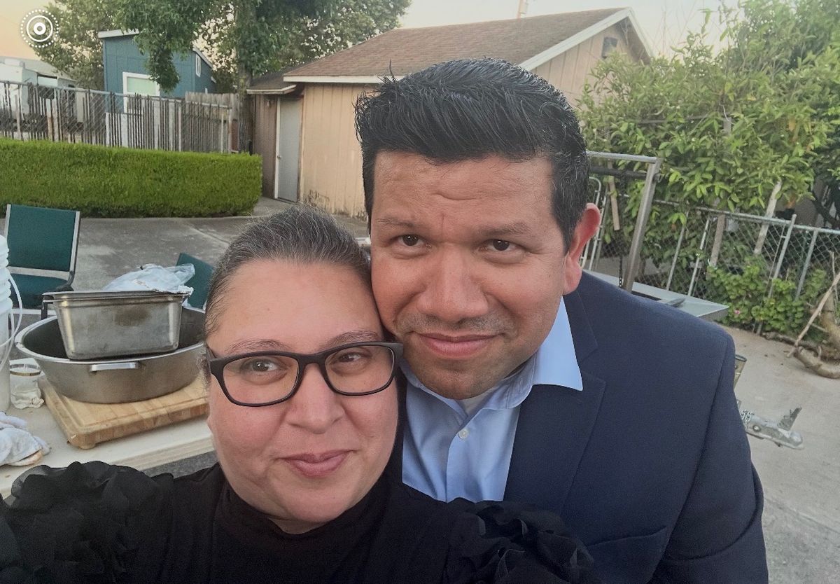 Esther and Ricardo, owners of M&G Catering