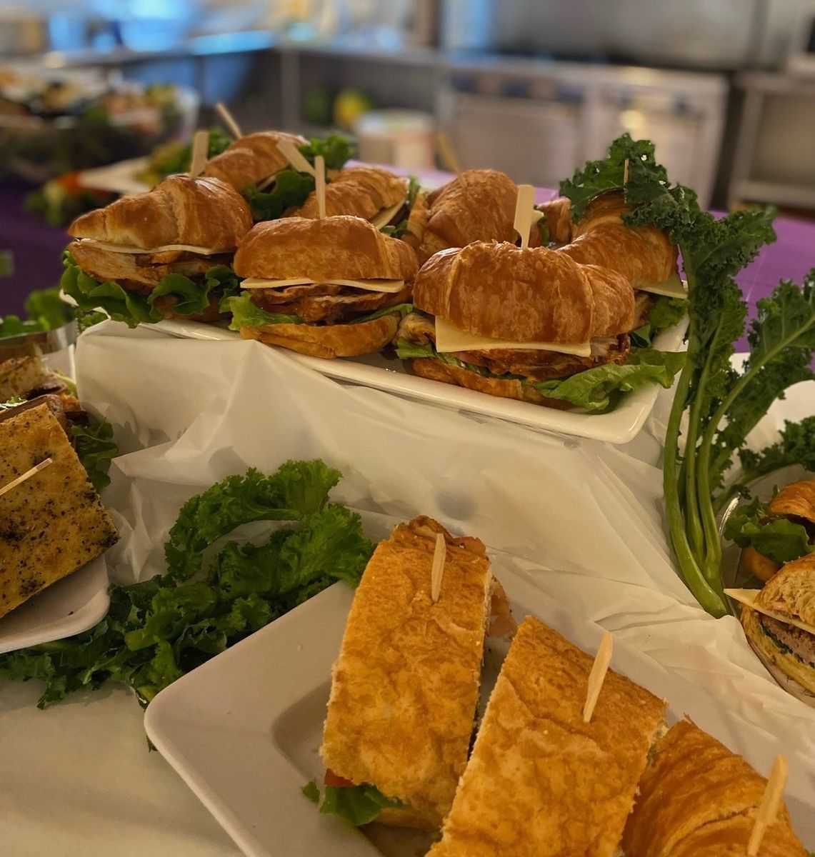 Croissant Sandwich Display · Brunch